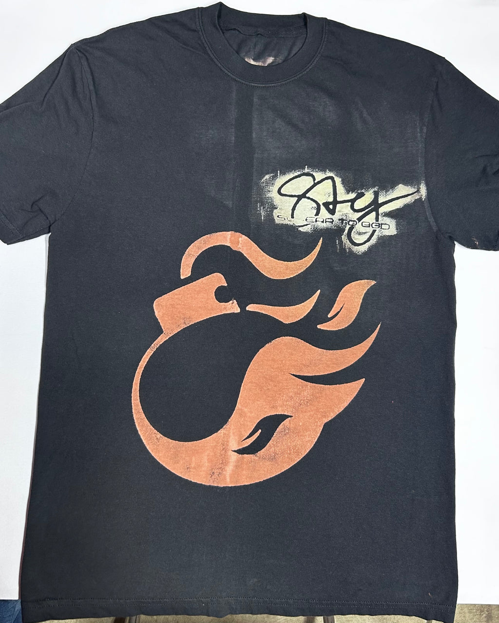 STG “Bombing Fire Throwies” Bleached Shirts / Heavy Cotton