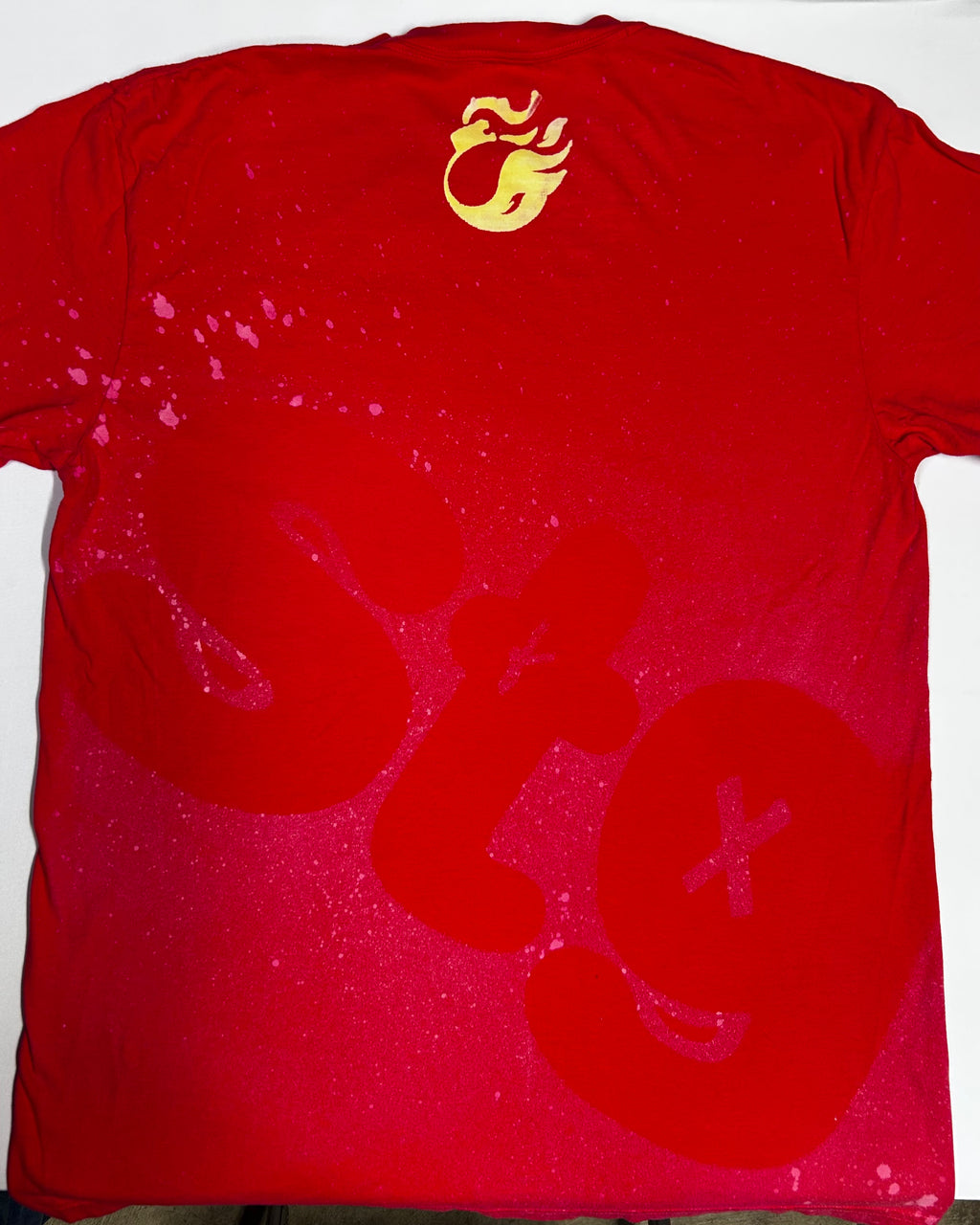 STG “Bombing Fire Throwies” Bleached Shirts / Heavy Cotton